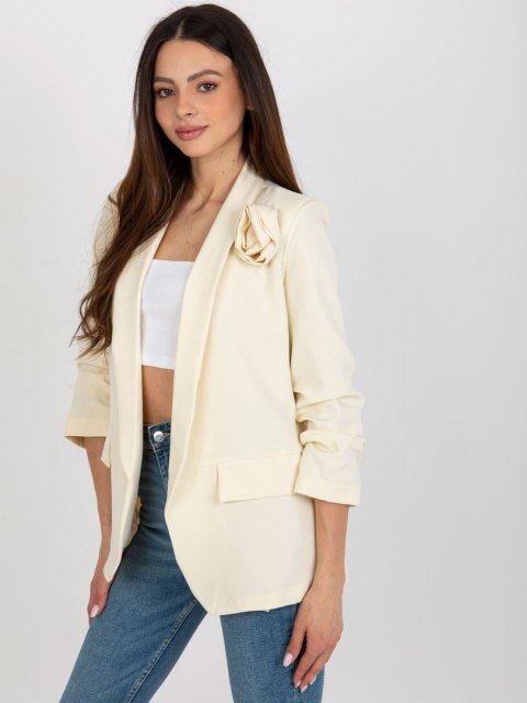 Żakiet TW-ZT-BI-1071.15 jasny beżowy S