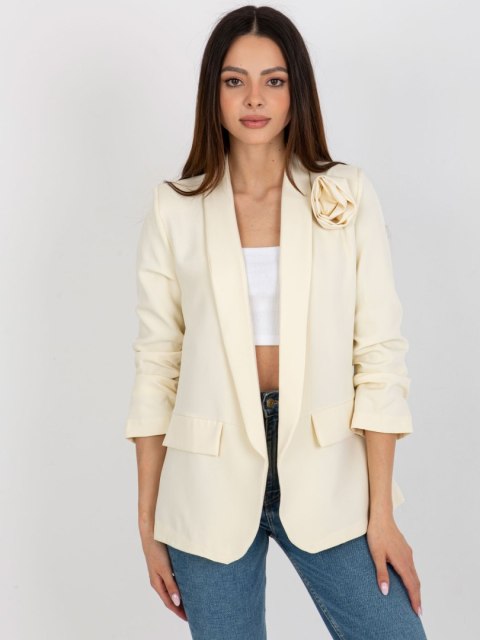 Żakiet TW-ZT-BI-1071.15 jasny beżowy S
