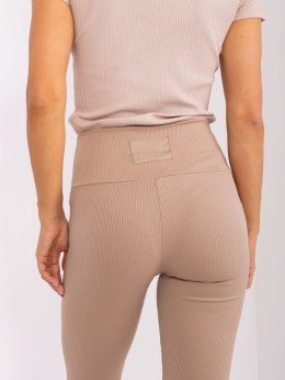 Leginsy TW-LG-OB059.37X ciemny bezowy XL