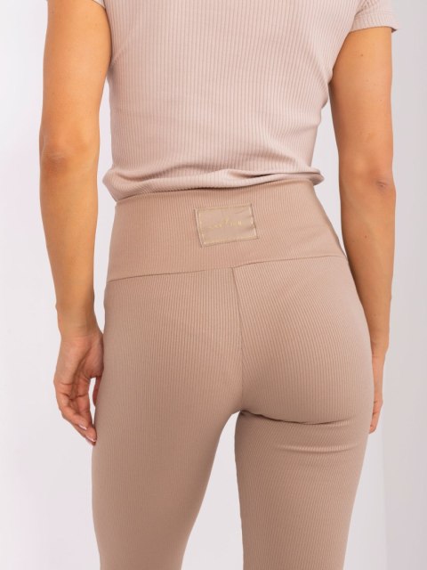 Leginsy TW-LG-OB059.37X ciemny bezowy XL