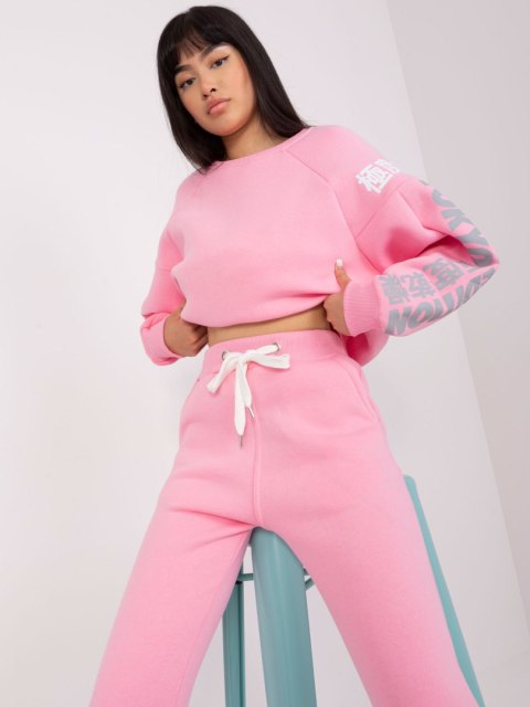 Spodnie dresowe EM-DR-HS-21-537.60 różowy L