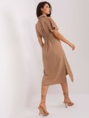 Sukienka CHA-SK-0607.69P ciemny bezowy L/XL