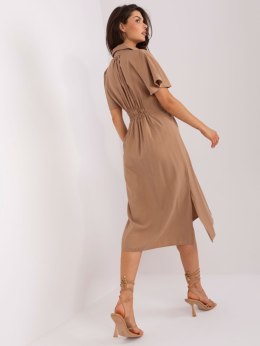 Sukienka CHA-SK-0607.69P ciemny bezowy L/XL