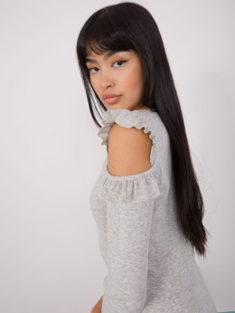 Sukienka EM-SK-HS-20-245.32 szary S/M