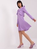 Sukienka EM-SK-HW-20-395.34P jasny fioletowy M