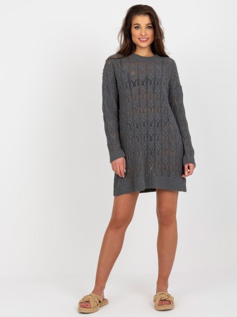 Sweter BA-SW-9000.31P ciemny szary