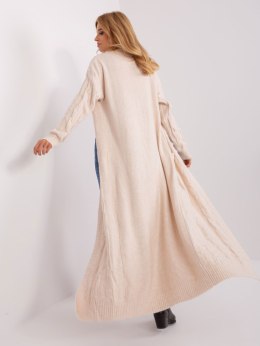 Kardigan AT-SW-2395.30 jasny beżowy