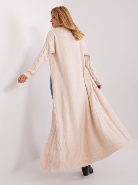 Kardigan AT-SW-2395.30 jasny beżowy