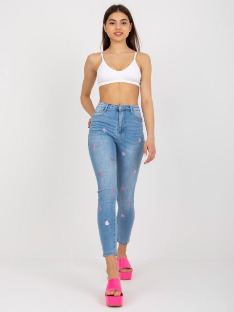 Spodnie jeans NM-SP-D8005.39X niebieski XS