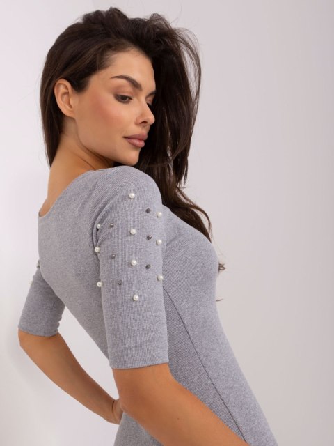 Sukienka EM-SK-HS-20-252.73 szary L/XL