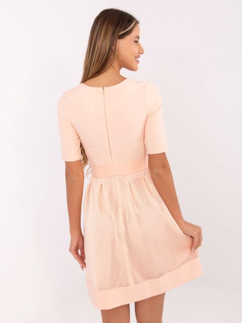 Sukienka LK-SK-506551.76P brzoskwiniowy 42