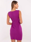 Sukienka LK-SK-509281.36X fioletowy 38