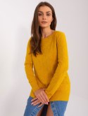Sweter AT-SW-232901.25X ciemny żółty