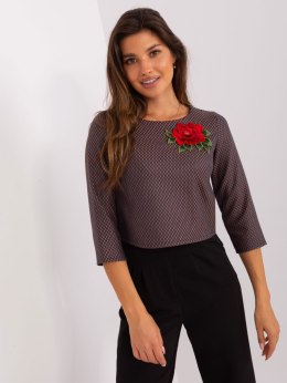 Bluzka LK-BZ-506494.50P granatowy 40