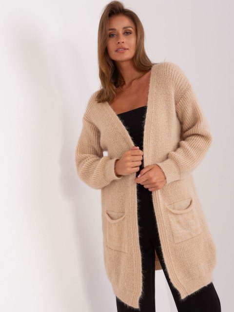 Kardigan DHJ-SW-1009.09P beżowy