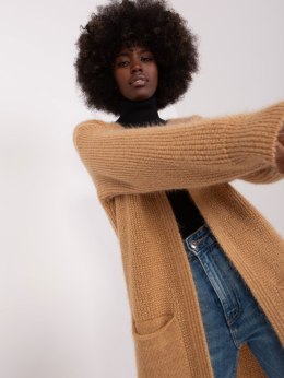 Kardigan DHJ-SW-1009.09P camelowy