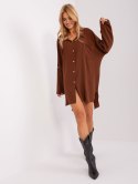 Sukienka DHJ-SK-13938.02P brązowy