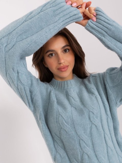 Sweter AT-SW-0146.10P ciemny miętowy