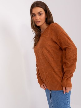 Sweter AT-SW-2231A.00P jasny brązowy