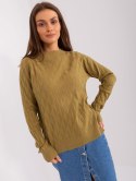 Sweter AT-SW-2326.37X oliwkowy