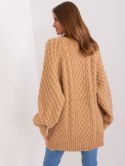 Sweter AT-SW-2367-2.64P camelowy