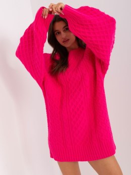 Sweter AT-SW-2367-2.64P fuksjowy