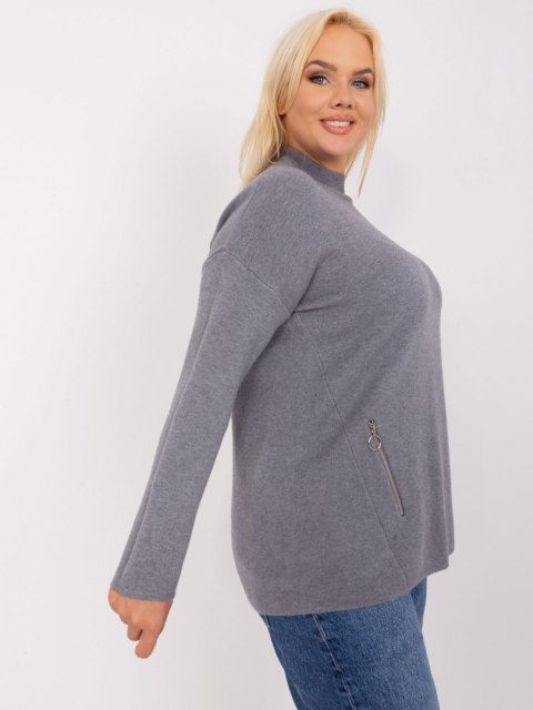 Sweter PM-SW-PM717.20 ciemny szary XL/XXL