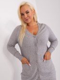 Sweter PM-SW-PM731.34P szary XXL/XXXL