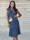 Sukienka TW-SK-2206.04P ciemny niebieski XL
