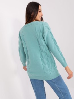 Sweter AT-SW-2241.36P mietowy