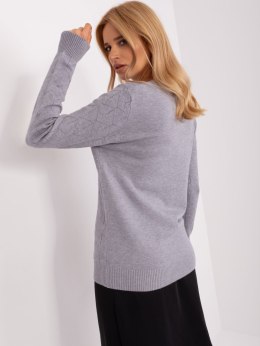 Sweter AT-SW-232901.25X szary