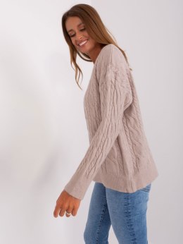 Sweter AT-SW-2335.27 beżowy