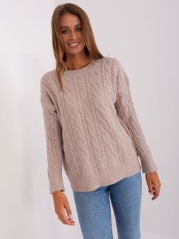 Sweter AT-SW-2335.27 beżowy