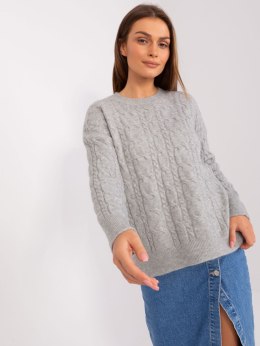 Sweter AT-SW-2335.27 szary