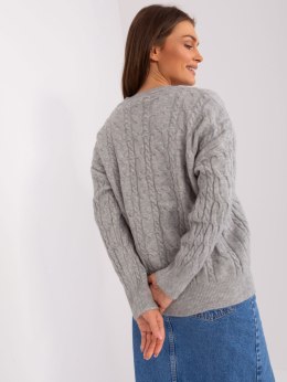 Sweter AT-SW-2335.27 szary