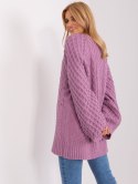 Sweter AT-SW-2367-2.64P fioletowy