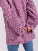 Sweter AT-SW-2367-2.64P fioletowy