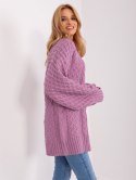Sweter AT-SW-2367-2.64P fioletowy