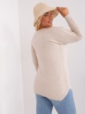 Sweter PM-SW-PM-3905.13 jasny beżowy XXL/XXXL