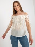 Bluzka AT-BZ-1801.87 jasny beżowy M/L