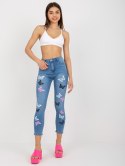 Spodnie jeans NM-SP-D8015.31X niebieski XS