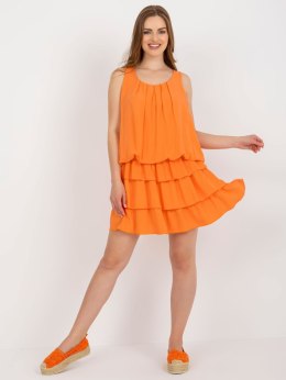 Sukienka TW-SK-BI-8139.44 pomarańczowy