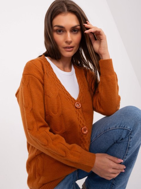 Sweter AT-SW-2241.36P jasny brązowy