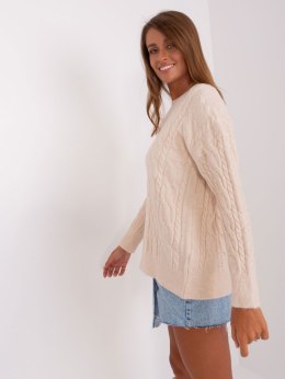 Sweter AT-SW-2335-1.68P jasny beżowy