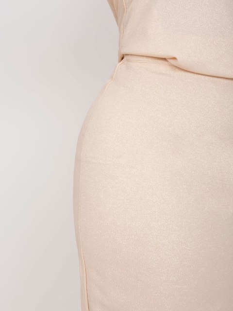 Spódnica LK-SD-506697.95 brzoskwiniowy 44