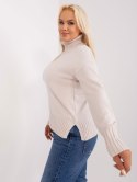 Sweter PM-SW-PM-3681.05P jasny beżowy XXL/XXXL
