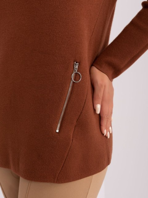 Sweter PM-SW-PM717.20 brązowy XXL/XXXL