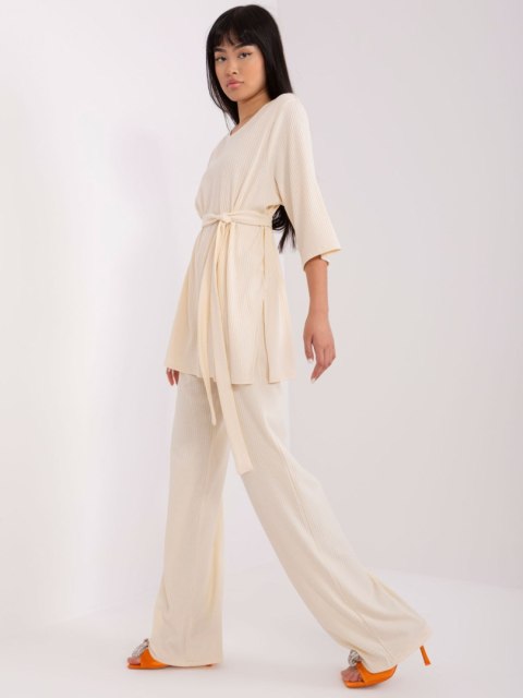 Komplet LK-KMPL-509389.28P jasny beżowy S/M