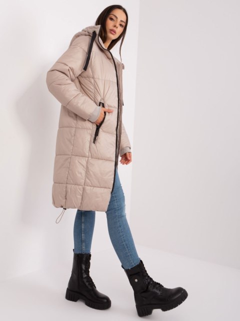 Płaszcz D50048X44518B3 beżowy XL