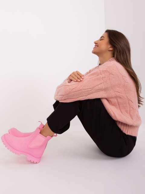 Sweter AT-SW-0146.10P jasny różowy